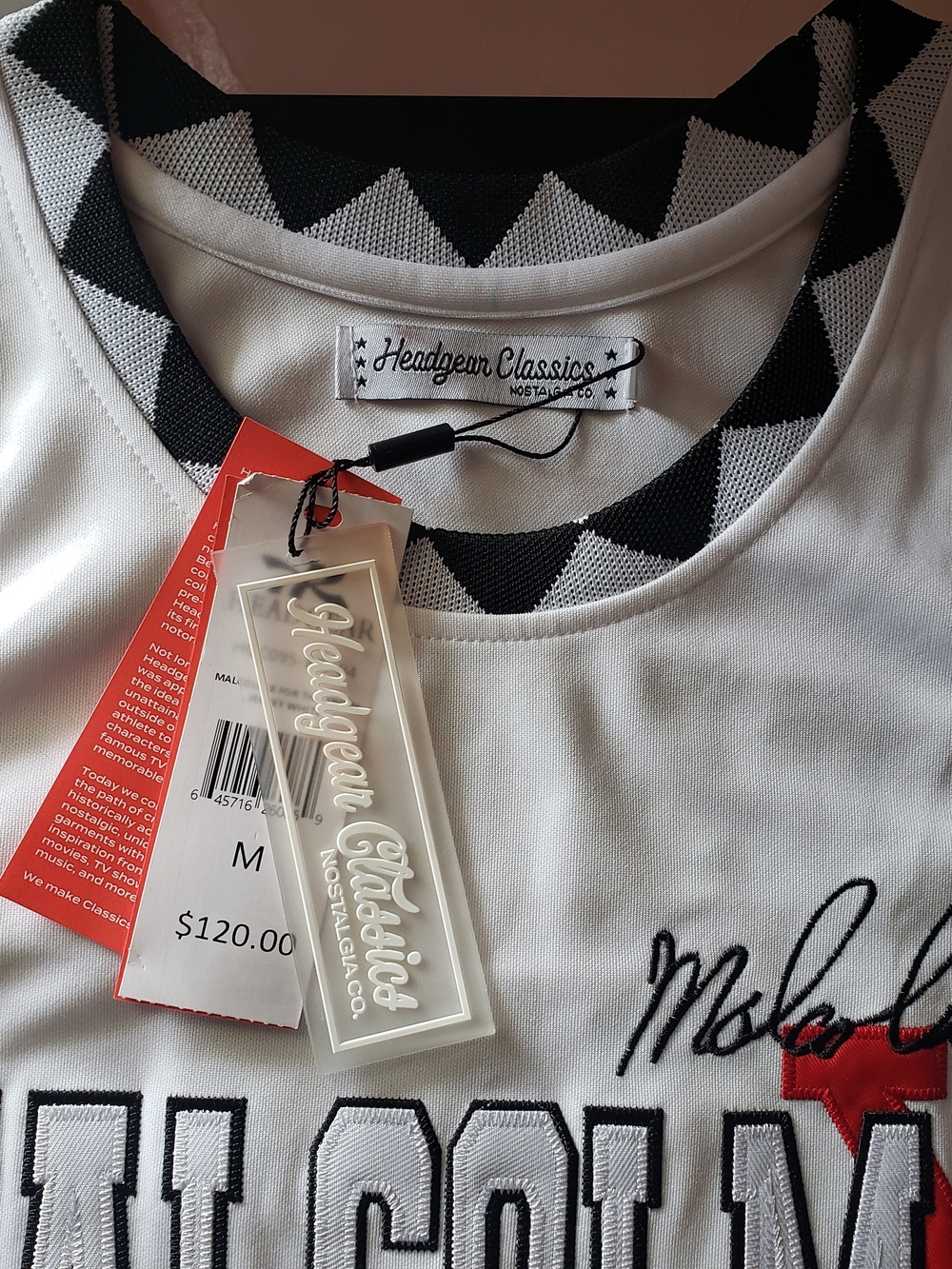 Headgear Classics White Graphic Tank with Black Trim